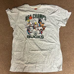 Milwaukee Bucks Homage 2021 NBA Finals Champions Space Jam 2 T-Shirt